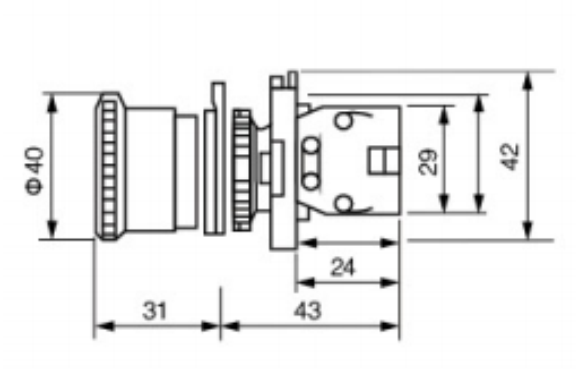HIMEL | Nút Nhấn Đầu Nấm | Promax Electric