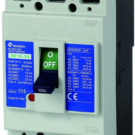 BM 100-SN 3P 15kA (10 ~ 100A)