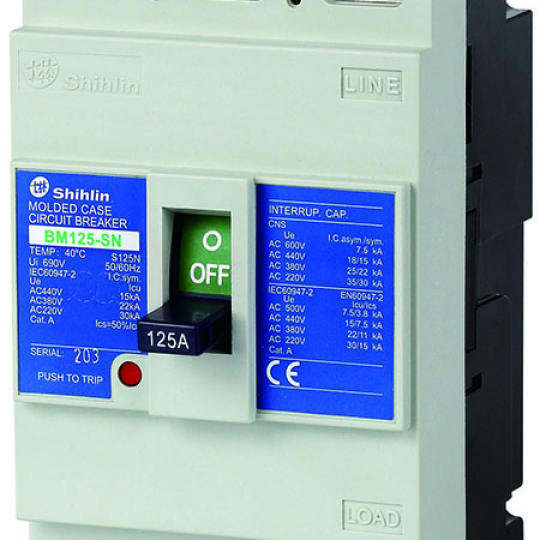 BM 125-SN 3P 22kA (10 ~ 125A)