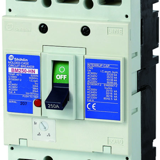 BM 250-HN 3P 36kA (175 ~ 250A) (Adj)