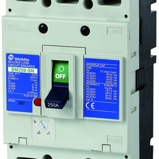BM 250-SN 3P 30kA (125 ~ 250A) (Adj)