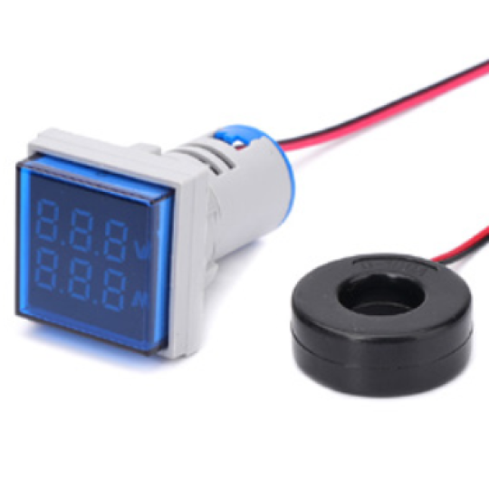 Indicator Voltmeter & Ammeter (Square)