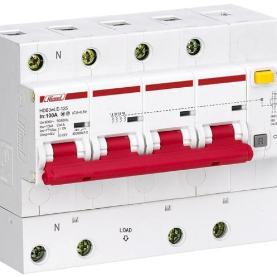 RCBO 4P 30mA 10kA (80 ~ 125A)