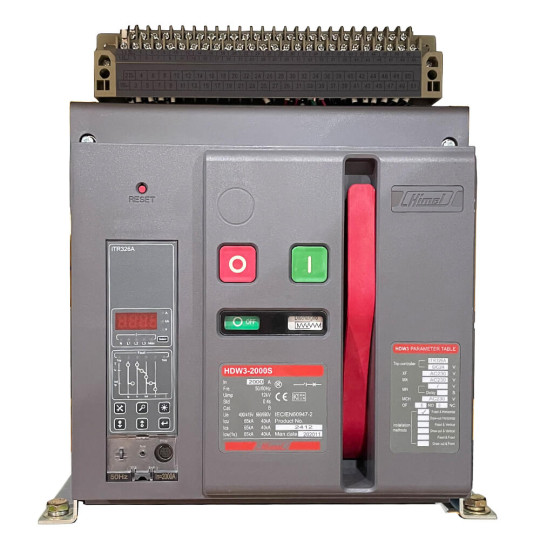 HDW3 ACB 4P 80kA (2500, 3200A) - Fixed