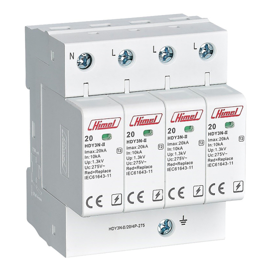 Thiết Bị Chống Sét Lan Truyền (SPD) 3P+N AC 275V